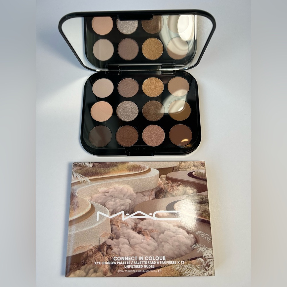 NWT🌷MAC Connect In Color “Unfiltered Nudes” Eyeshadow Palette